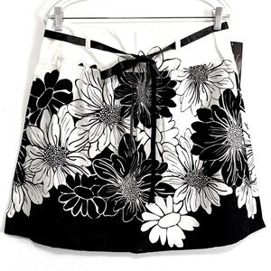 Wrapper Floral Print Skirt